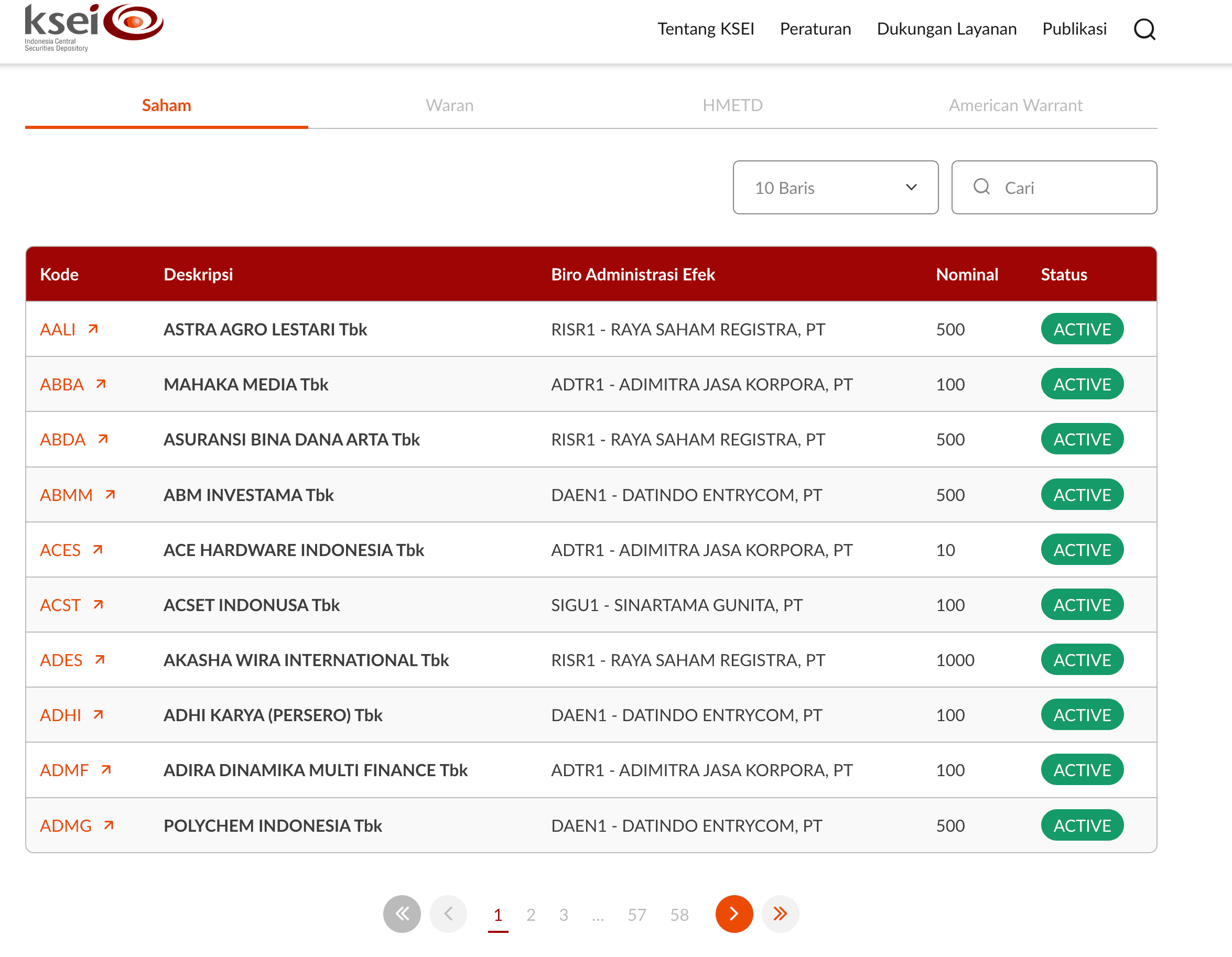 KSEI Web Platform